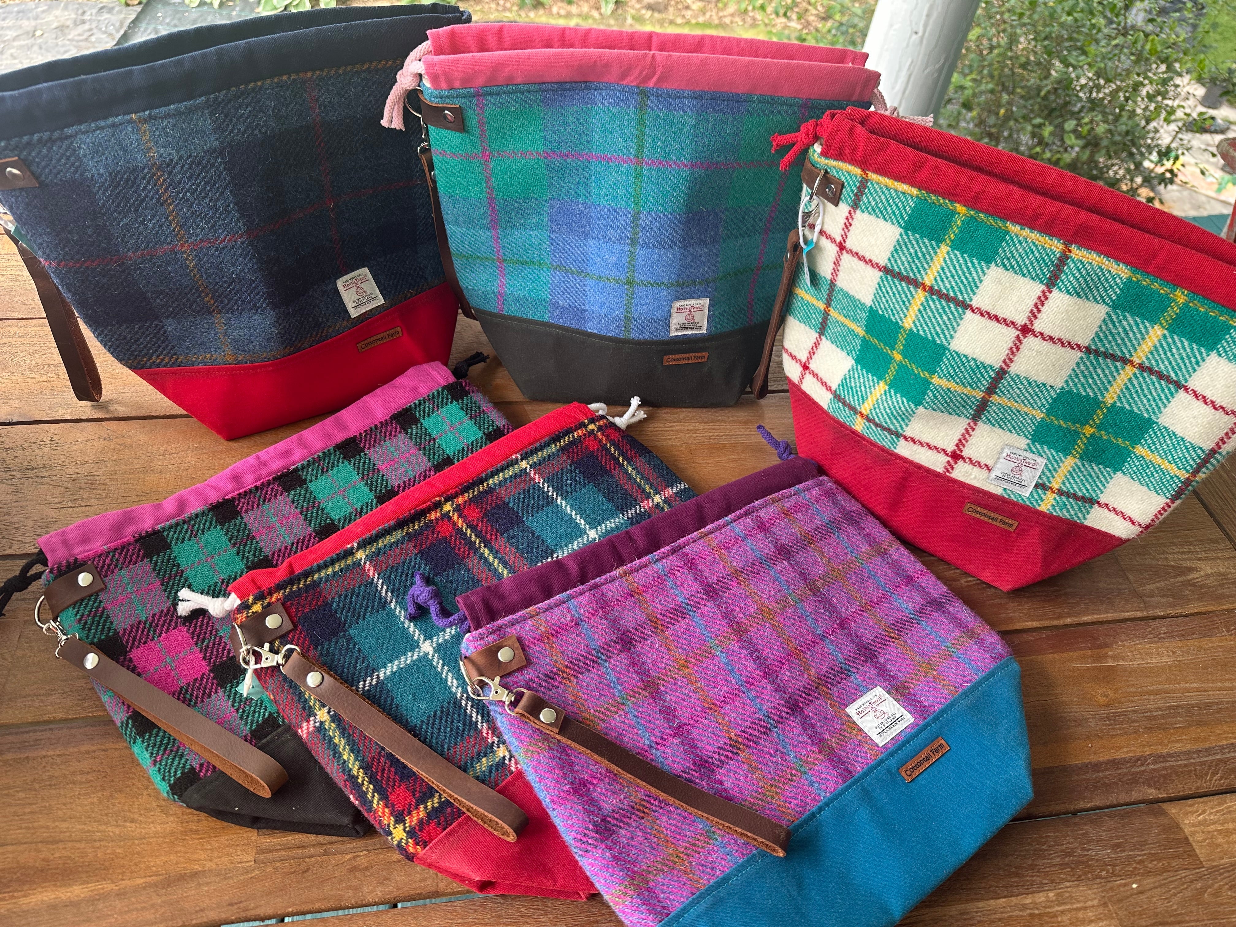 Sacs Vagabond Harris Tweed Check Grand sac de Maroc Sacs Vagabond Harris Tweed Check Grand sac de Maroc