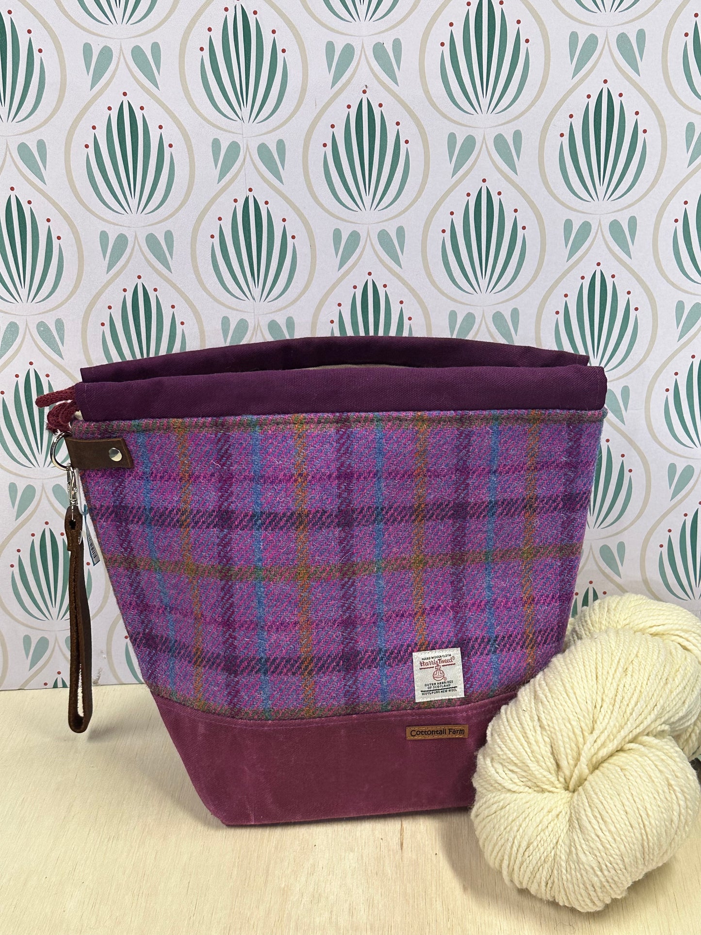 Harris Tweed Medium Drawstring