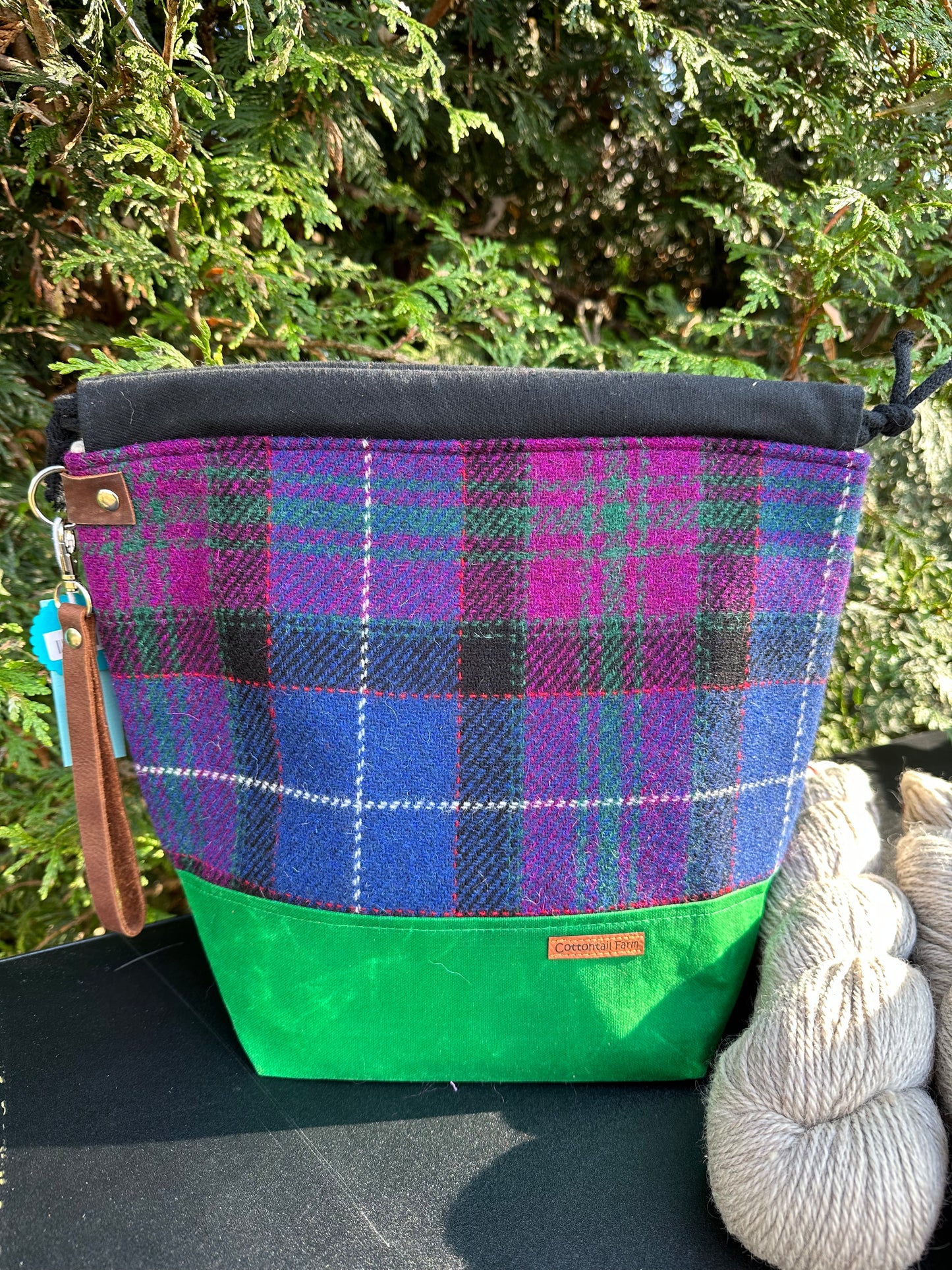 Harris Tweed Medium Drawstring