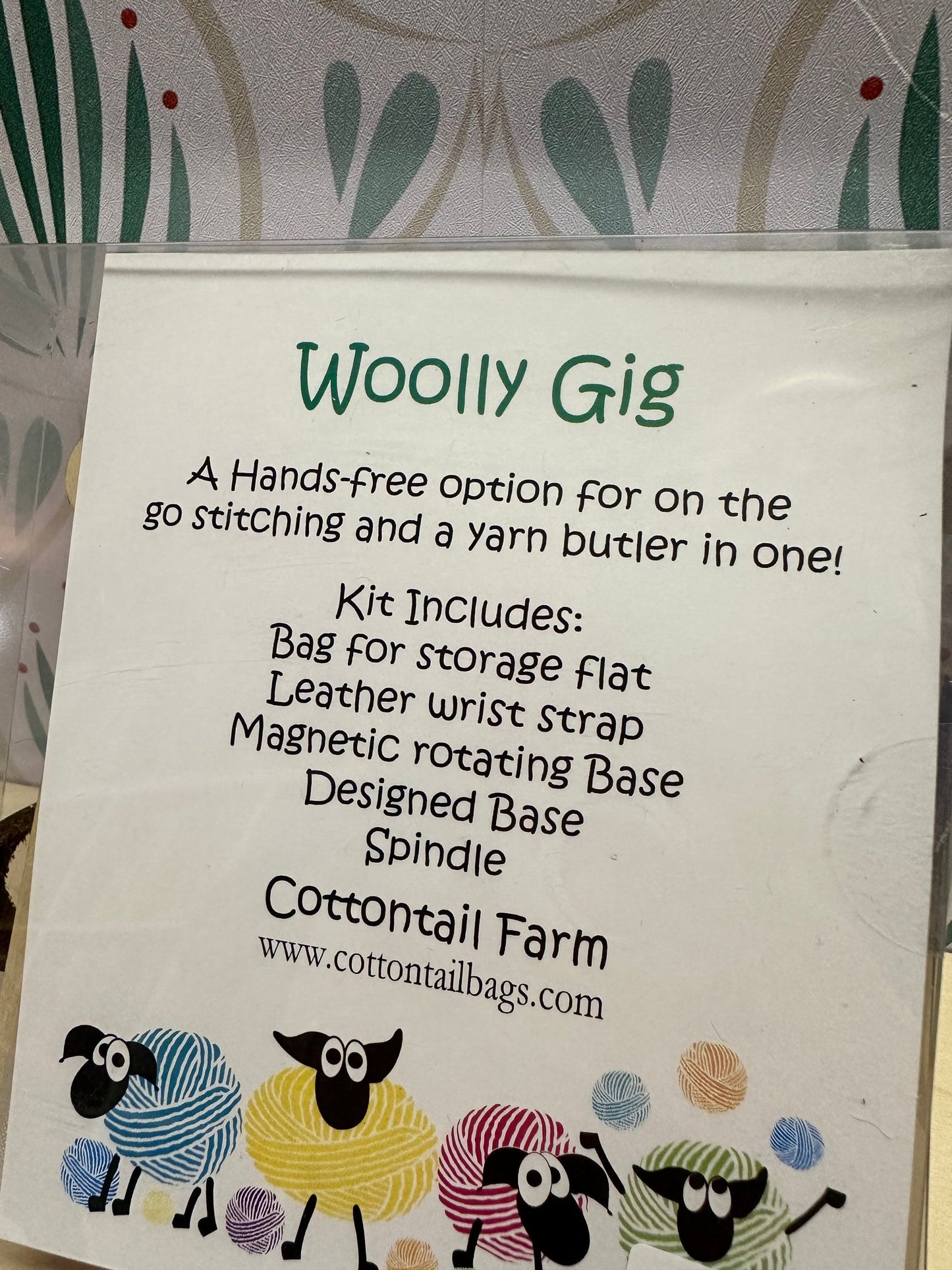 Woolly Gig Sparkle Red/White Mushroom