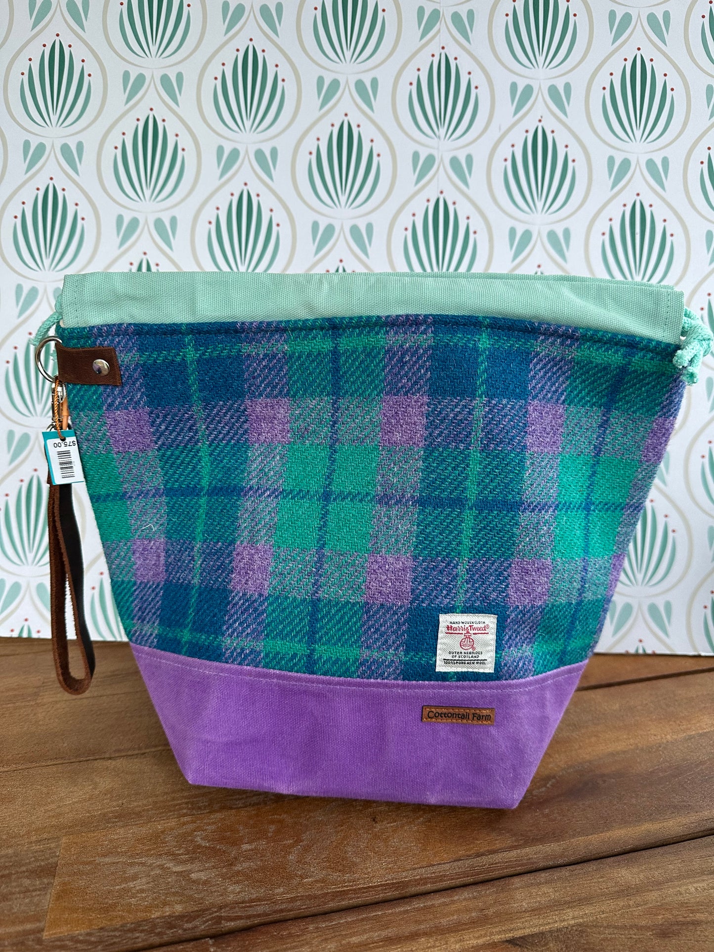 Harris Tweed Medium Drawstring
