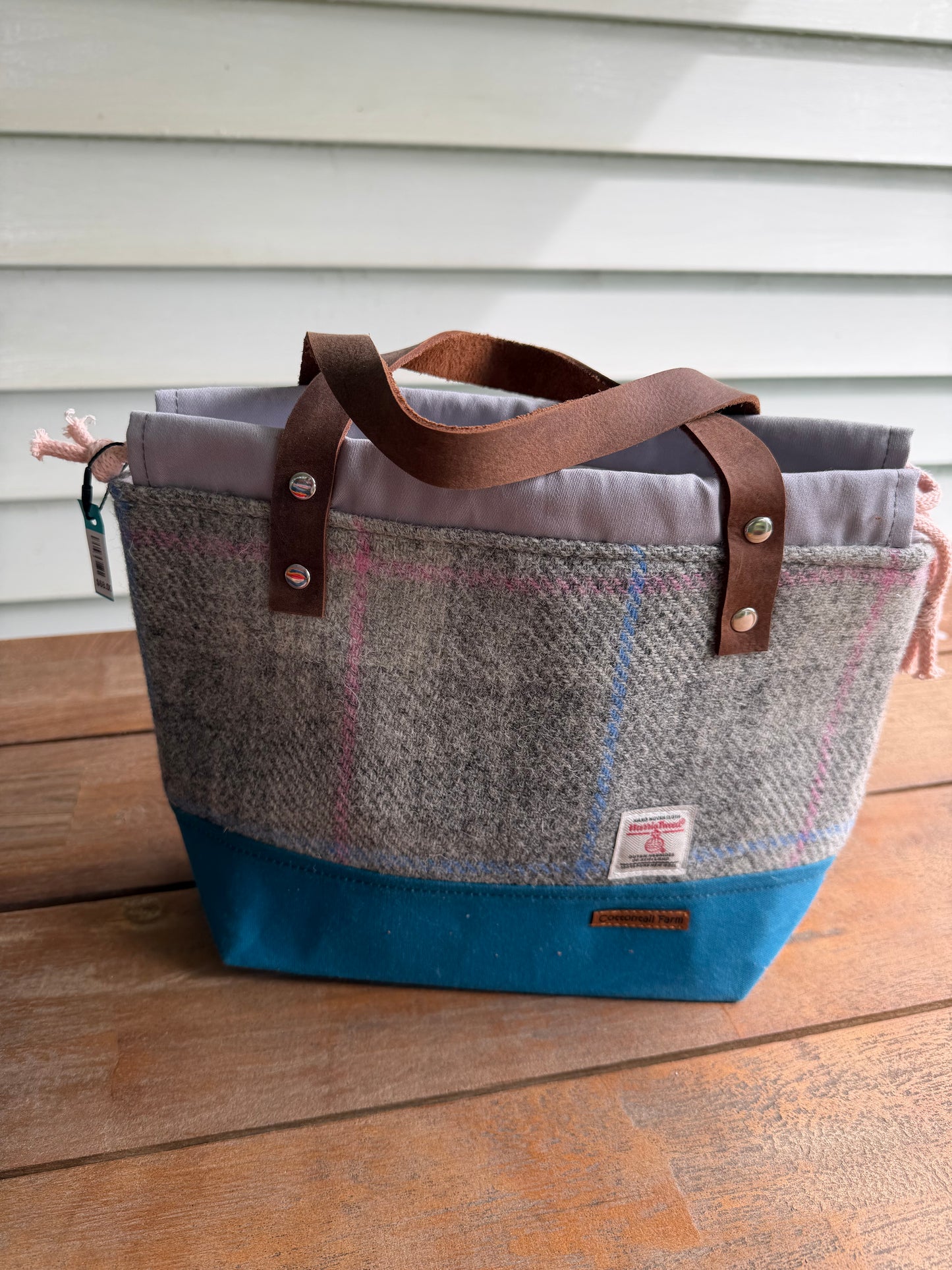Harris Tweed Double Handle Tote
