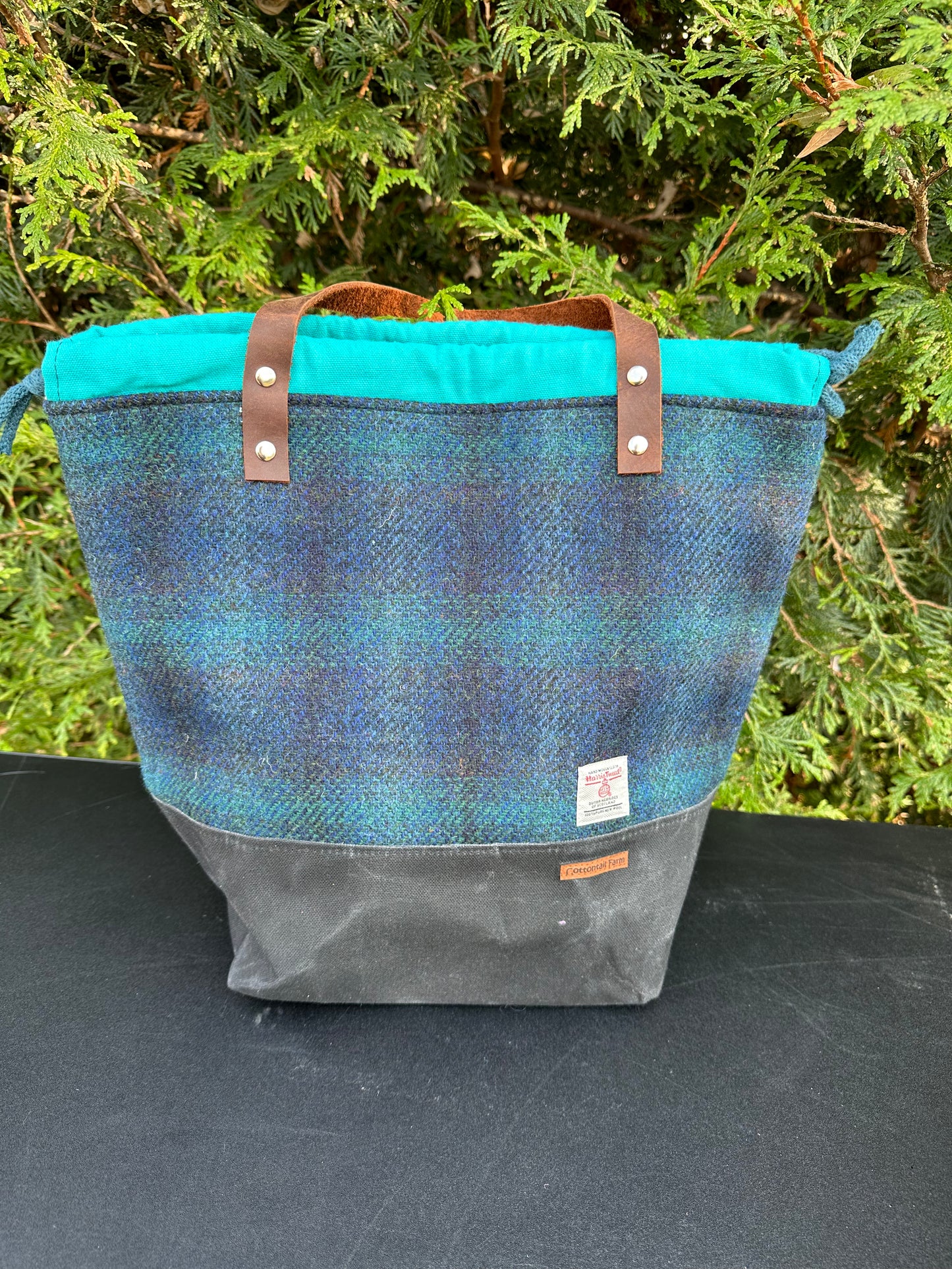 Harris Tweed Large Drawstring