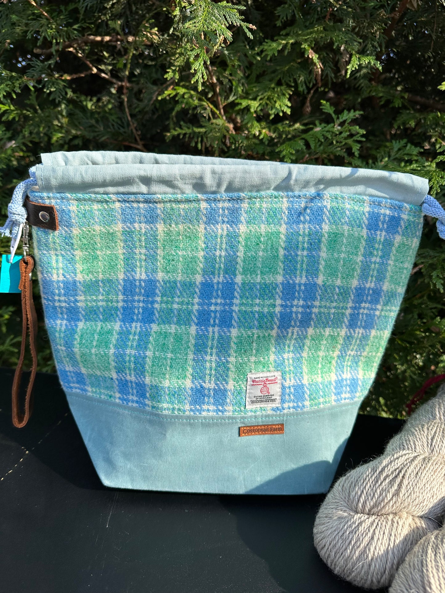 Harris Tweed Medium Drawstring
