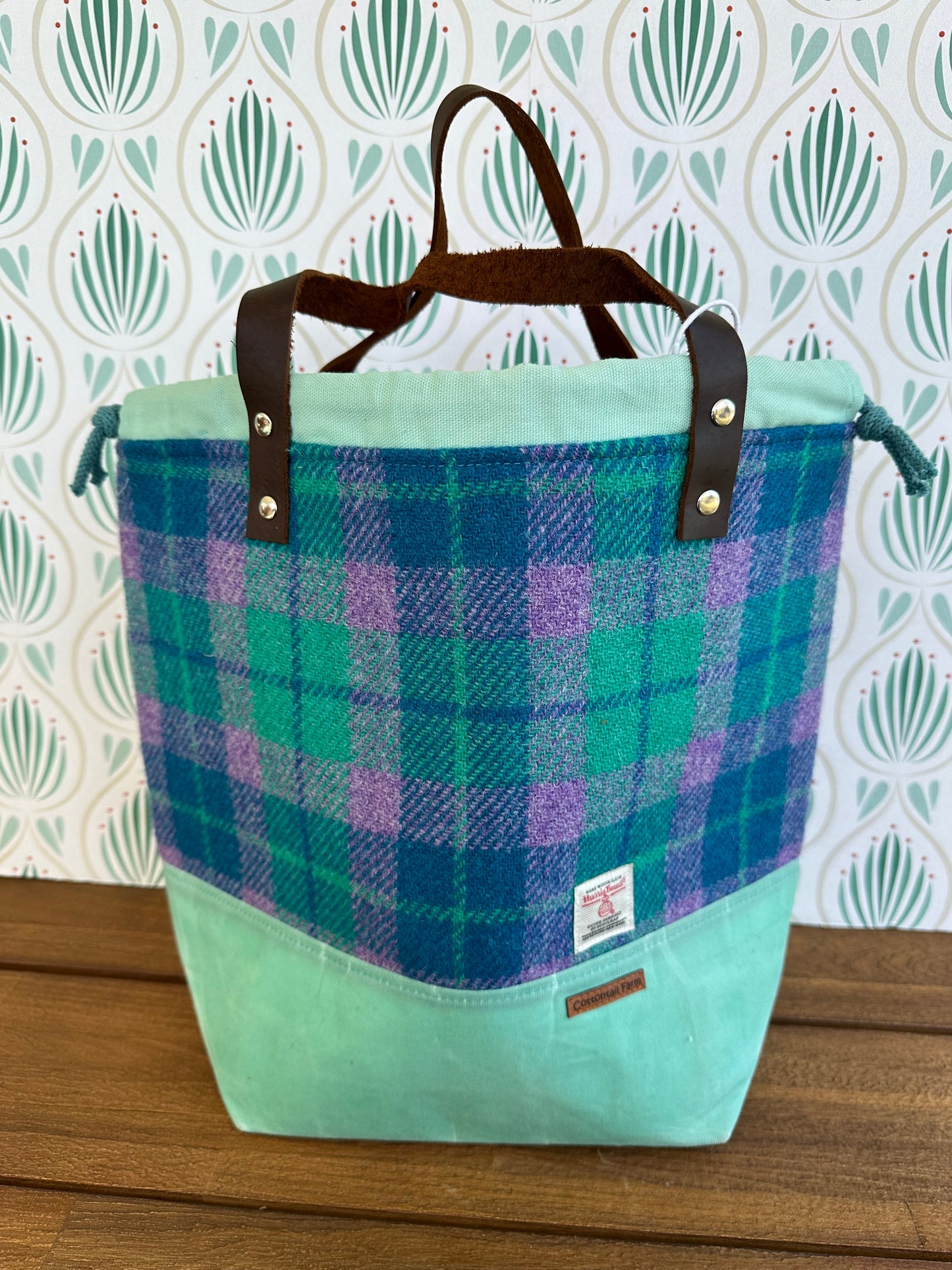 Harris Tweed Large Drawstring