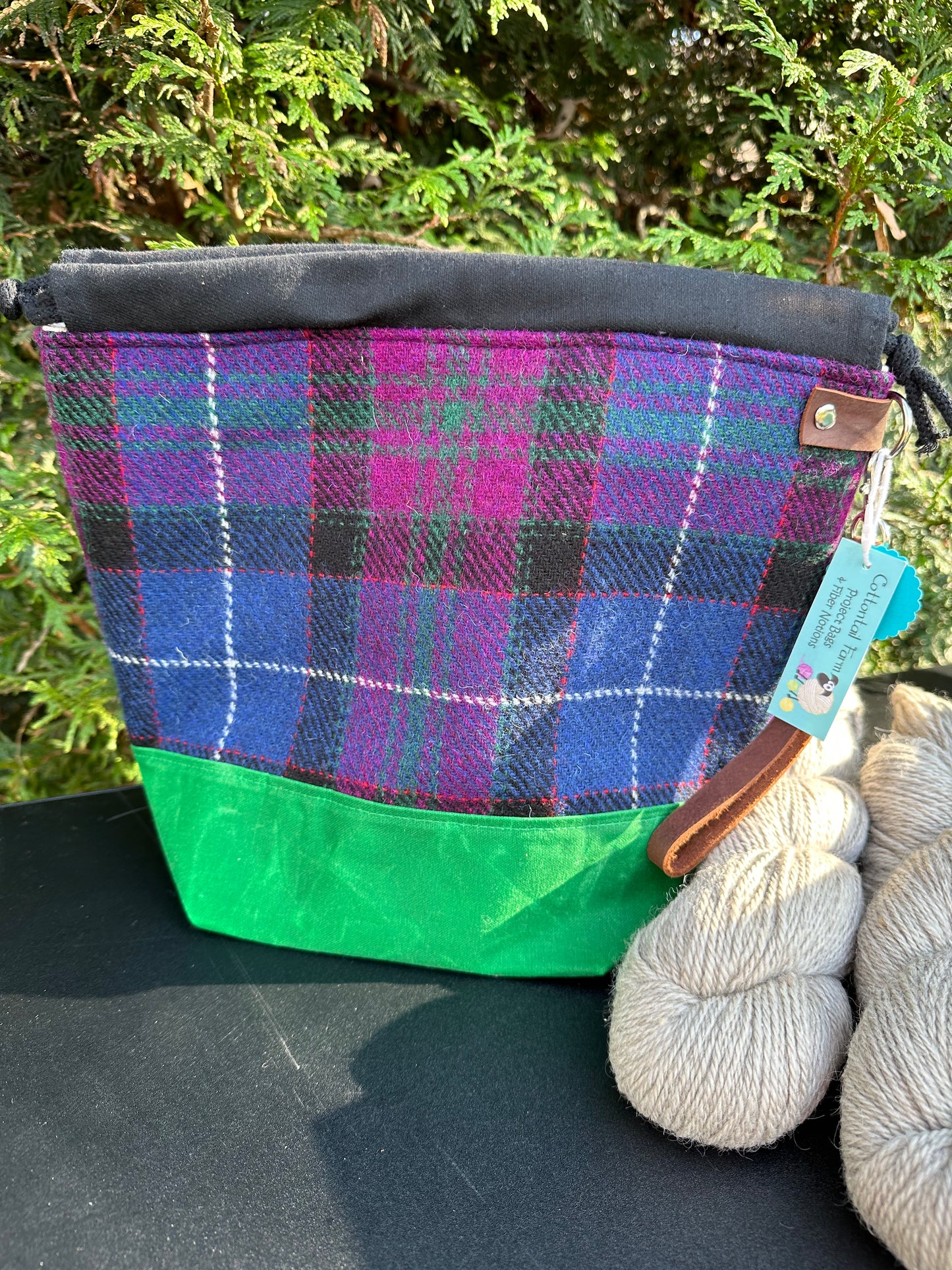 Harris Tweed Medium Drawstring