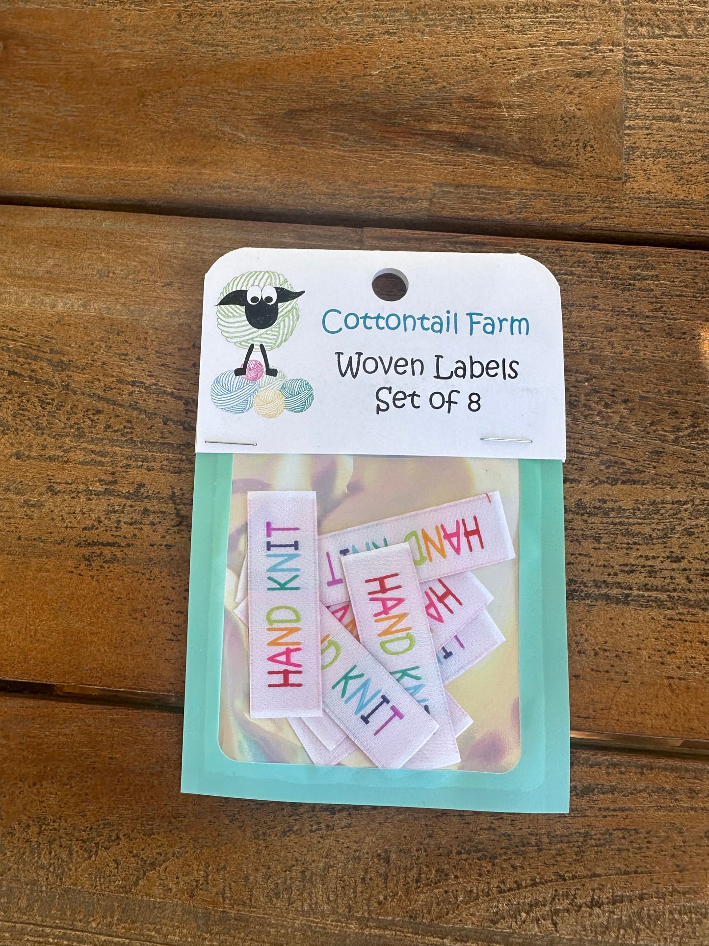 Hand Knit Woven Labels