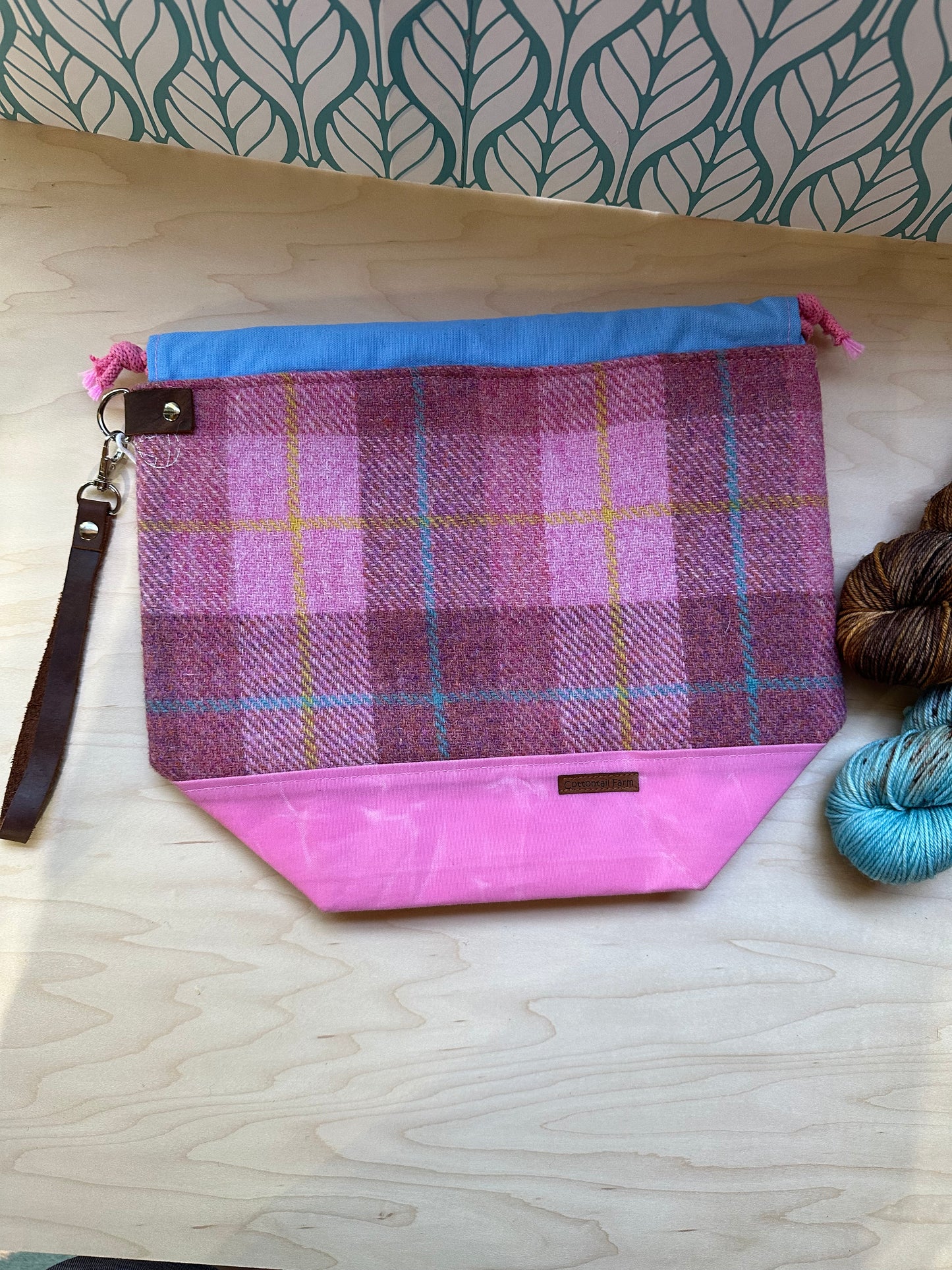 Harris Tweed Medium Drawstring