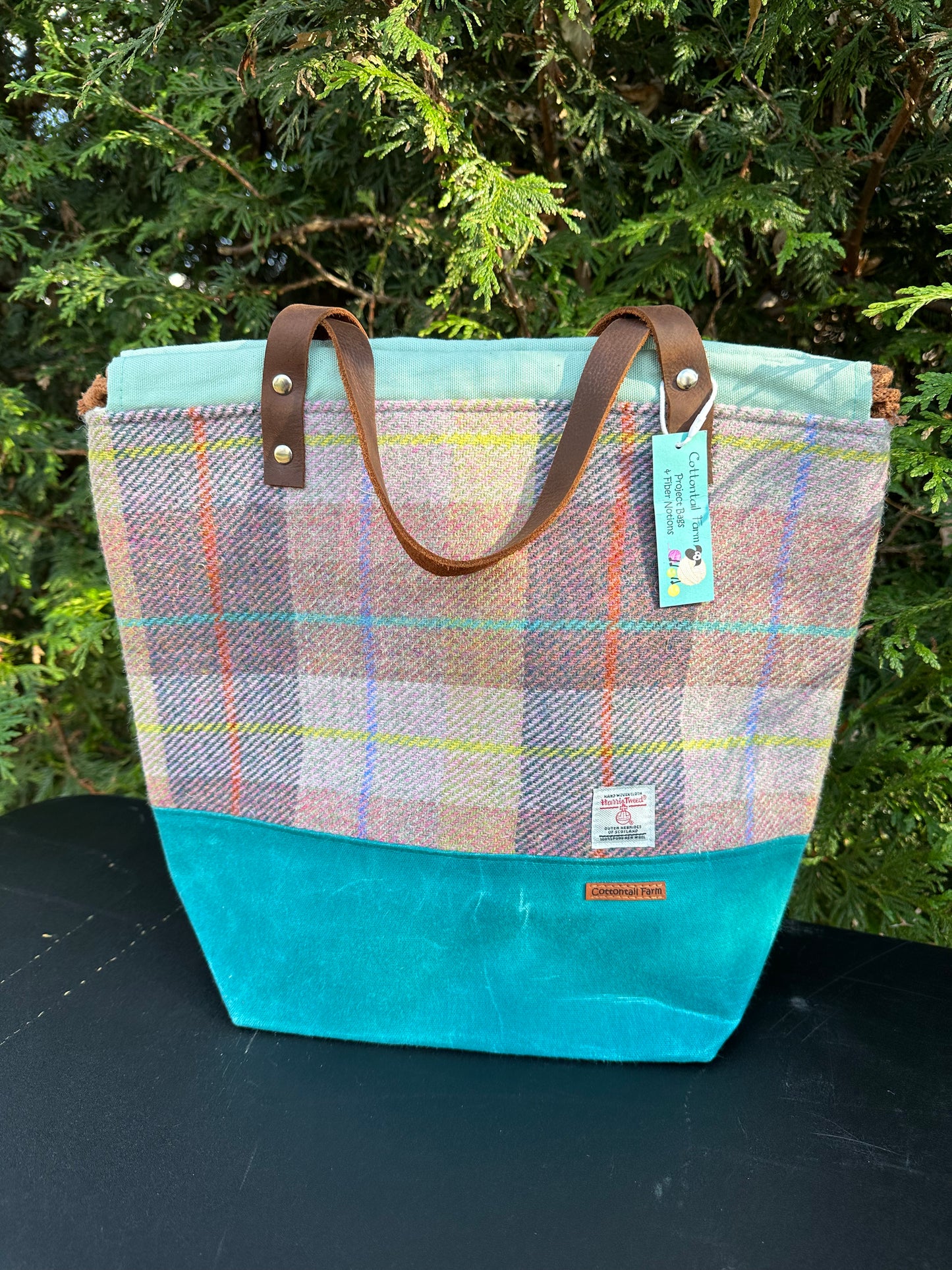 Harris Tweed Large Drawstring