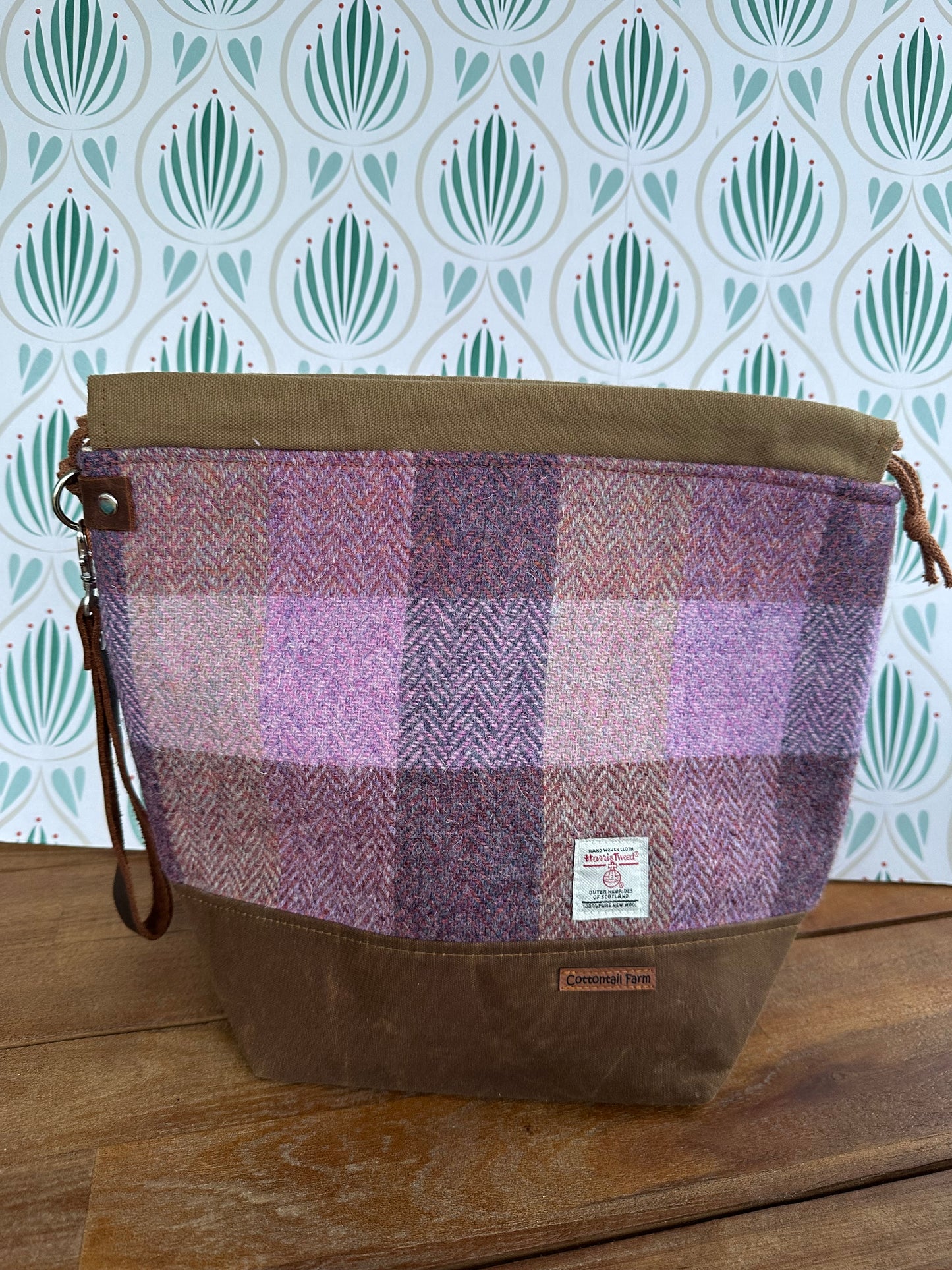 Harris Tweed Medium Drawstring