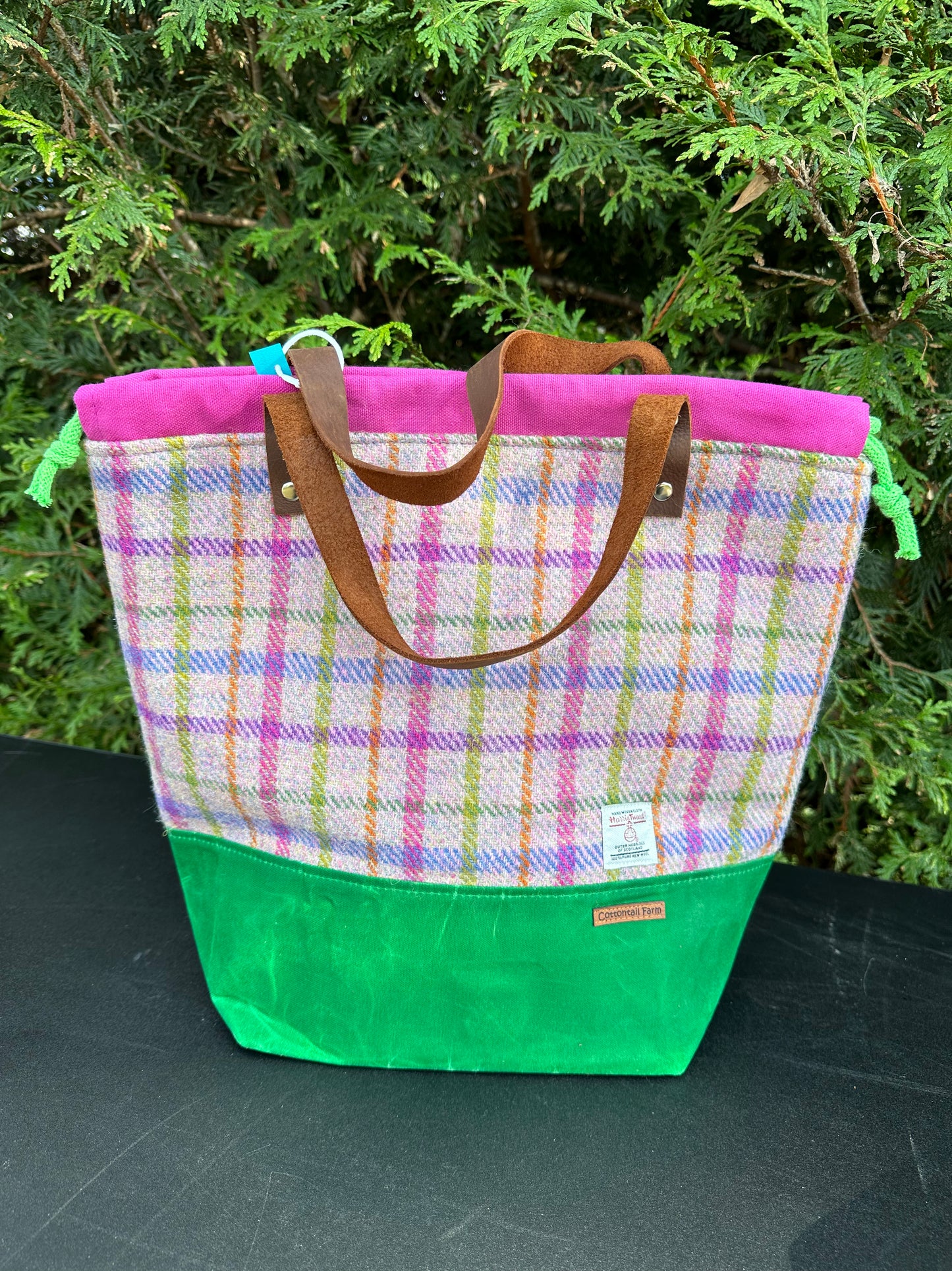 Harris Tweed Large Drawstring