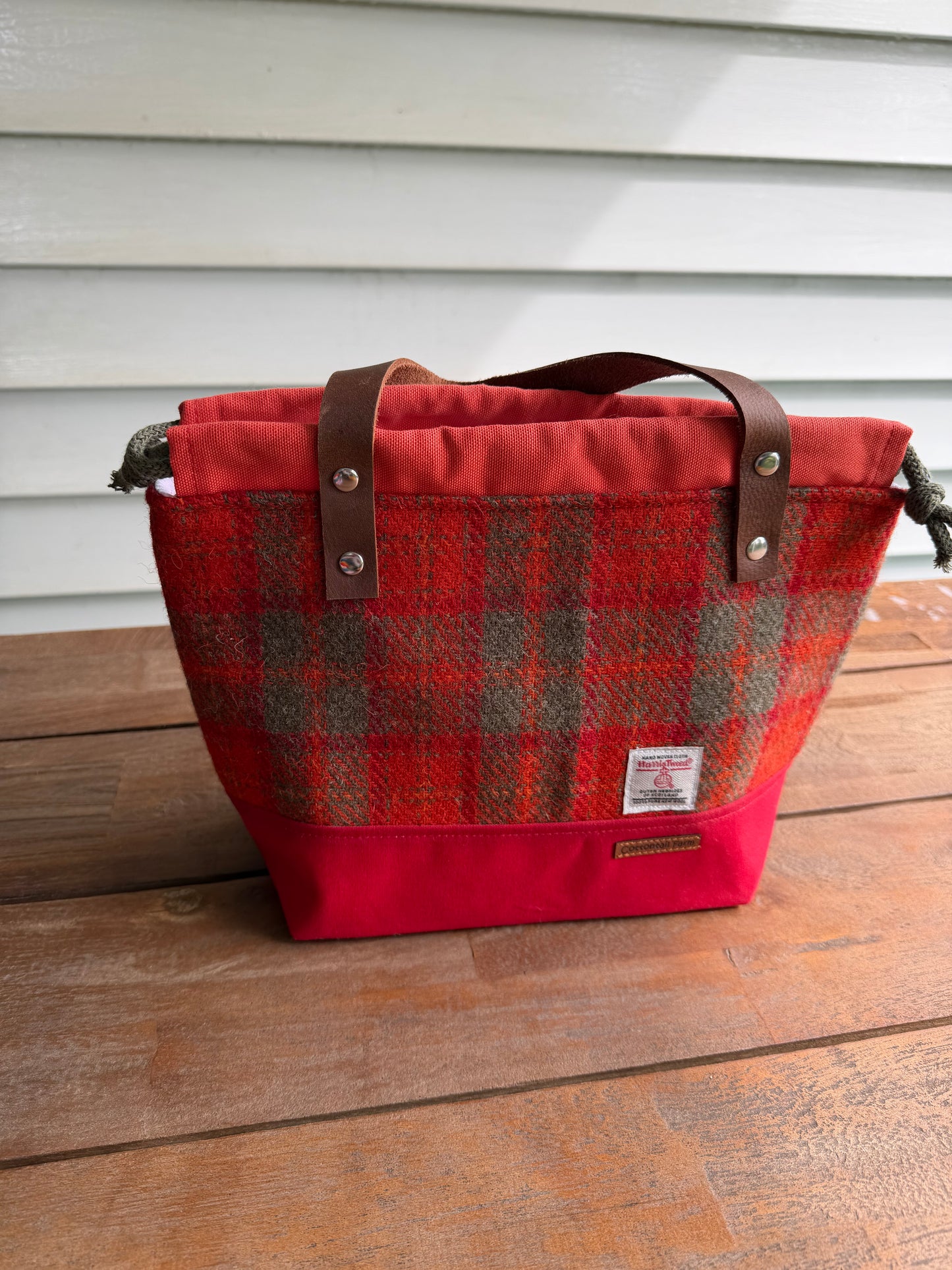 Harris Tweed Double Handle Tote
