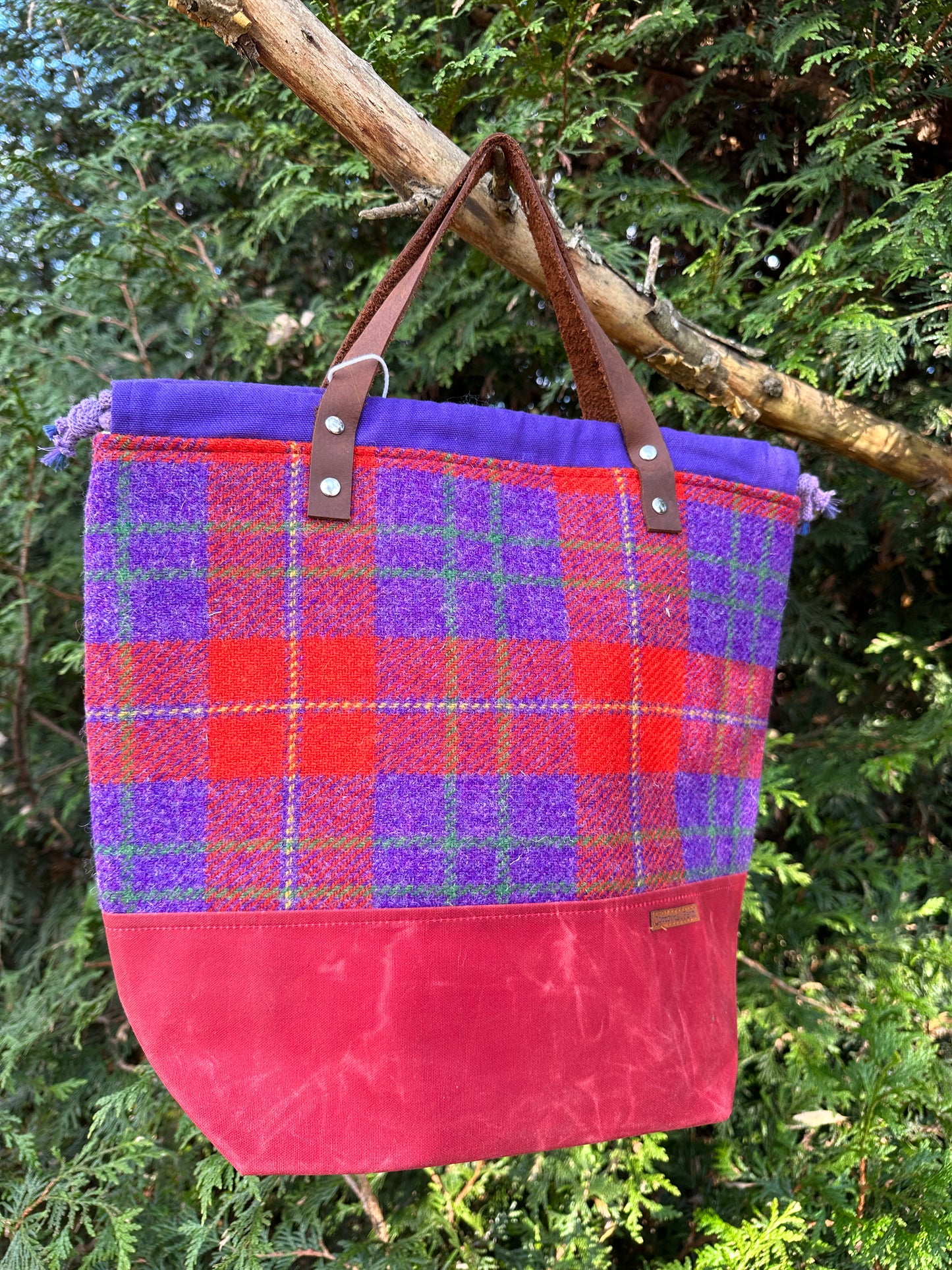 Harris Tweed Large Drawstring