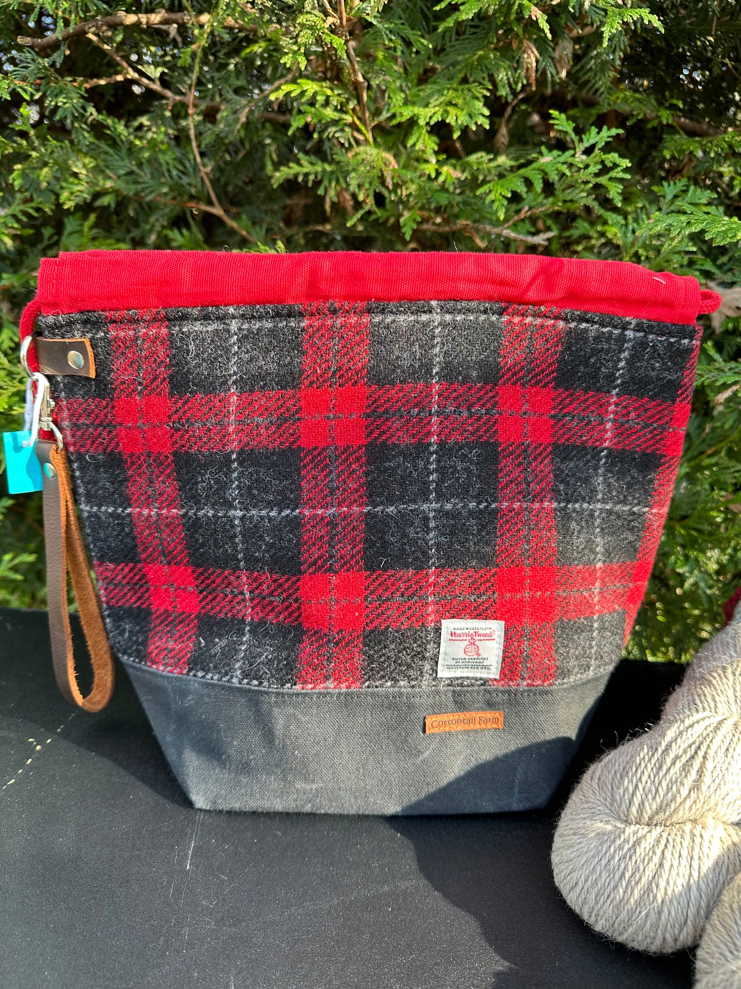 Harris Tweed Medium Drawstring
