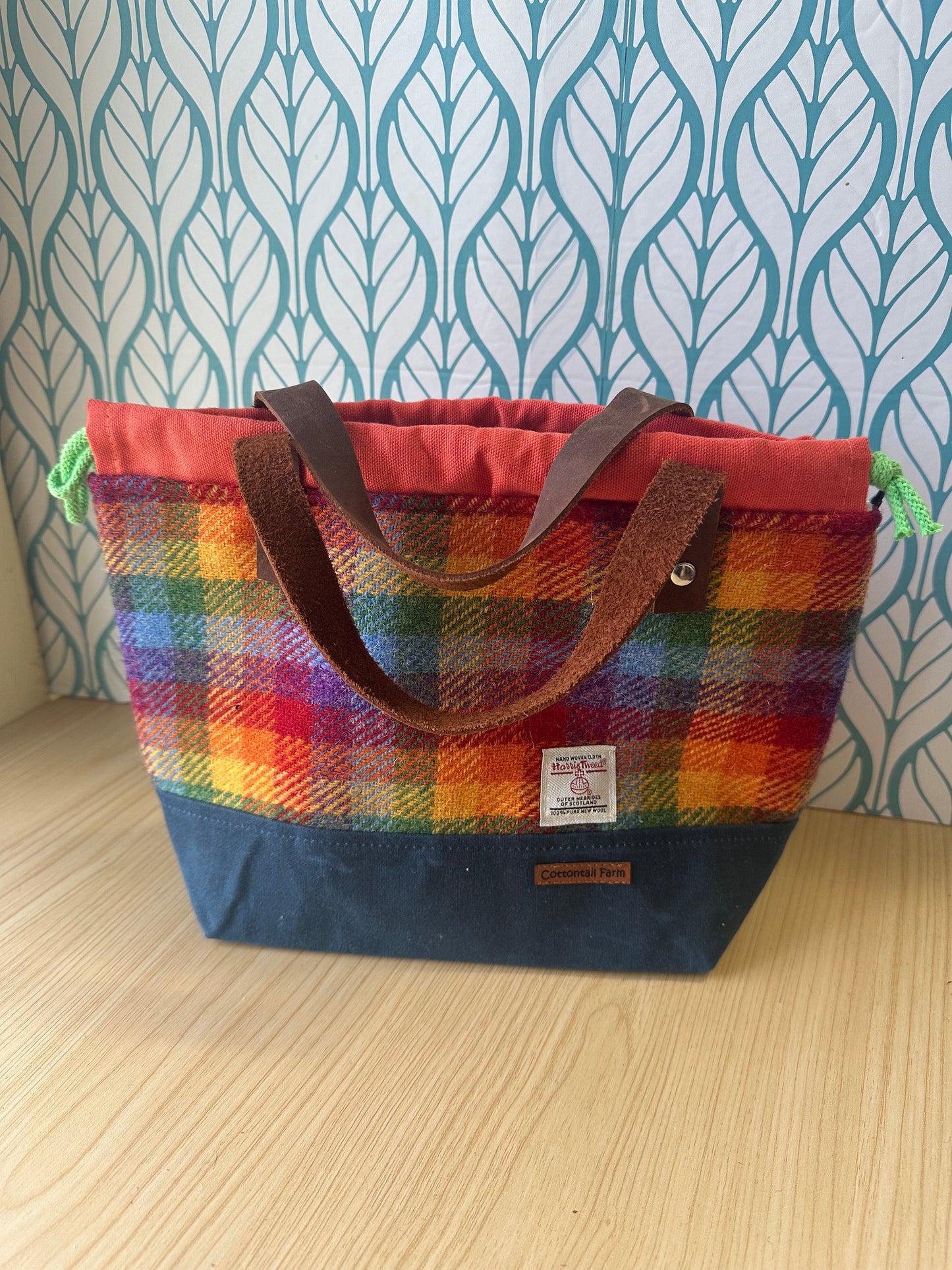 Harris Tweed Double Handle Tote