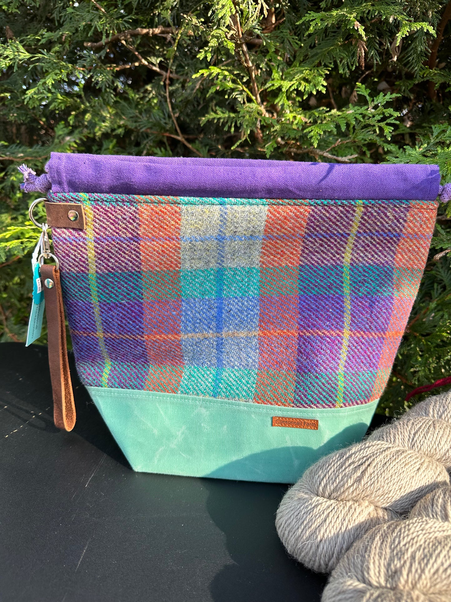 Harris Tweed Medium Drawstring