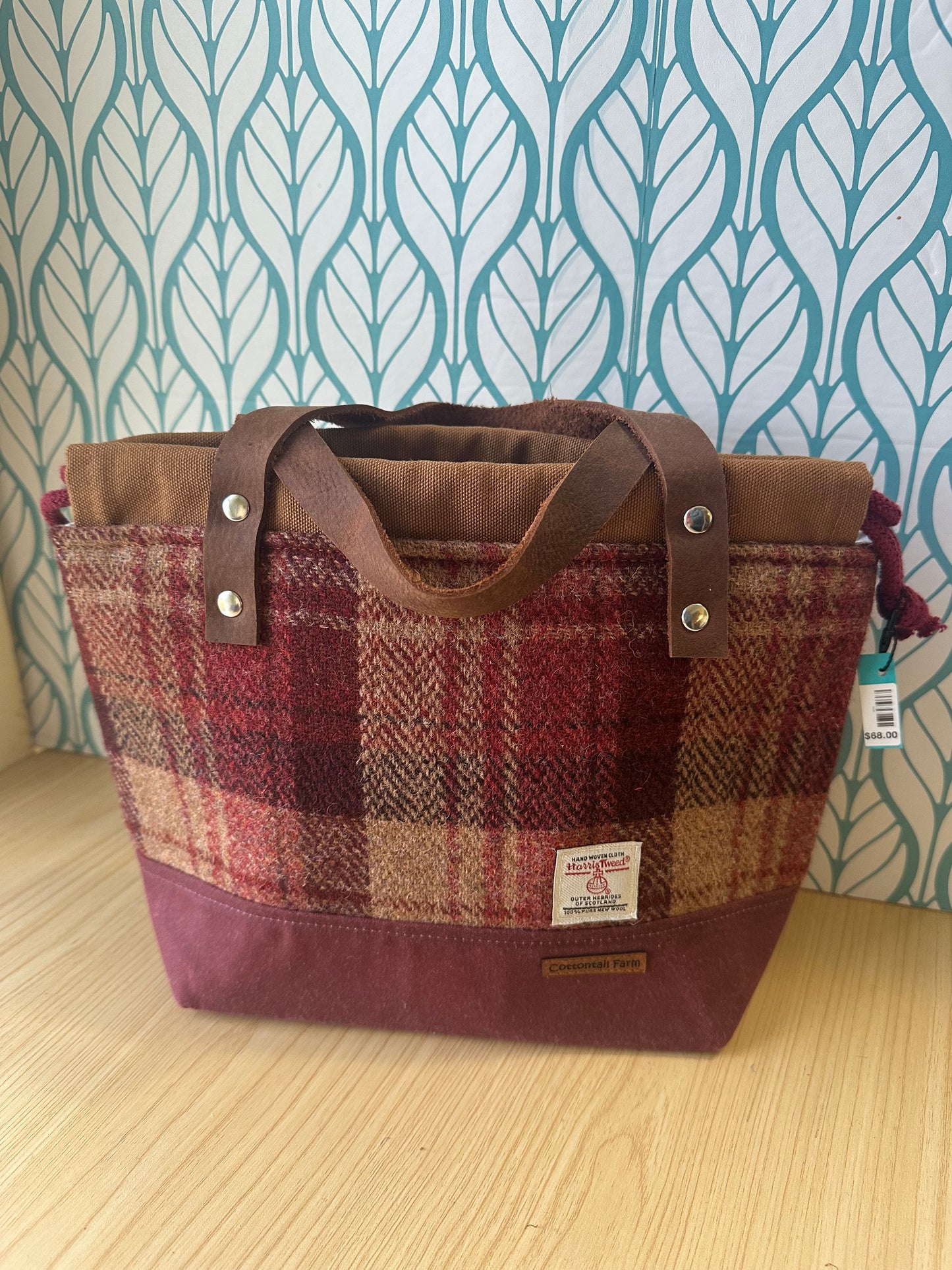 Harris Tweed Double Handle Tote