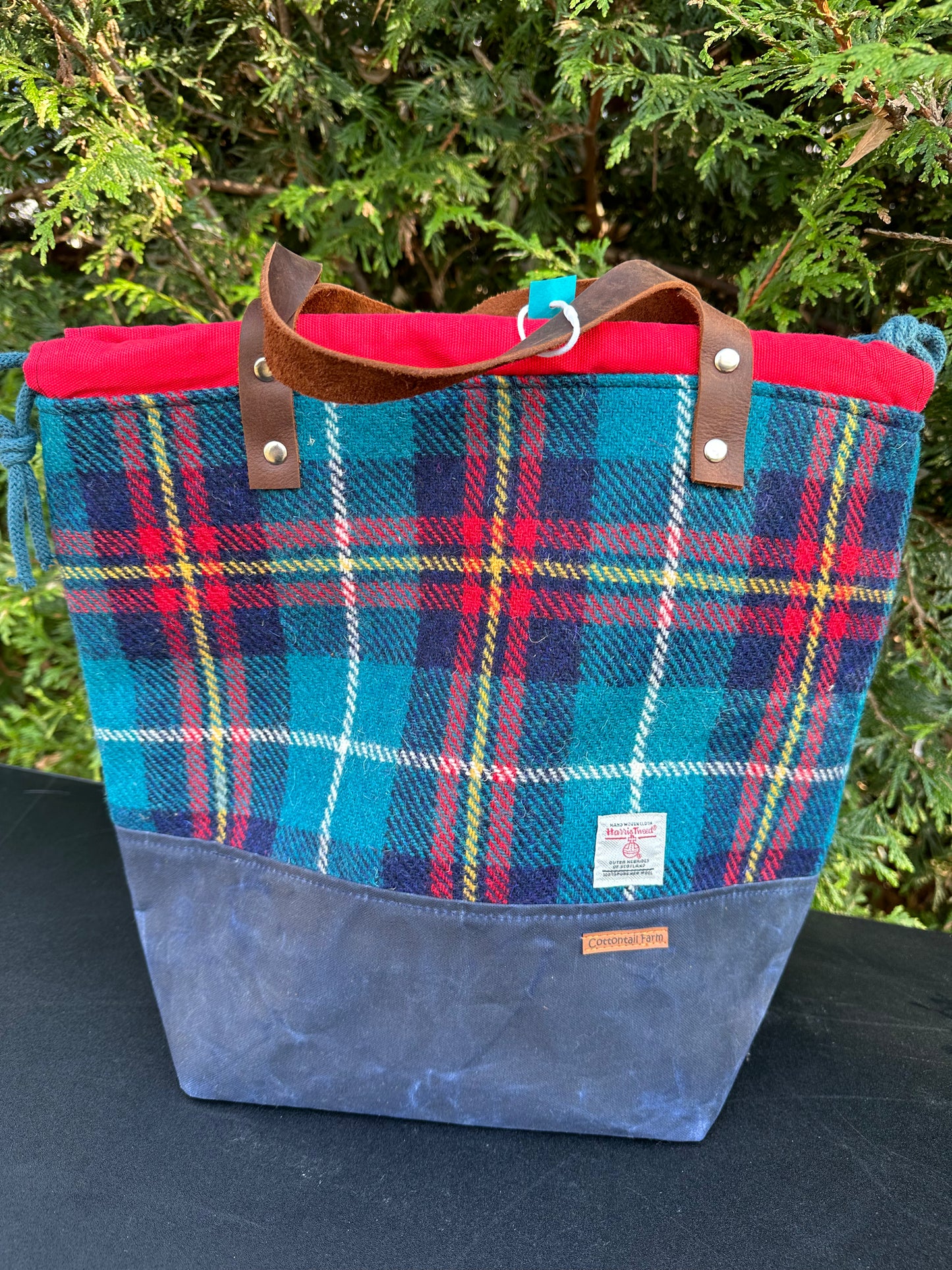 Harris Tweed Large Drawstring