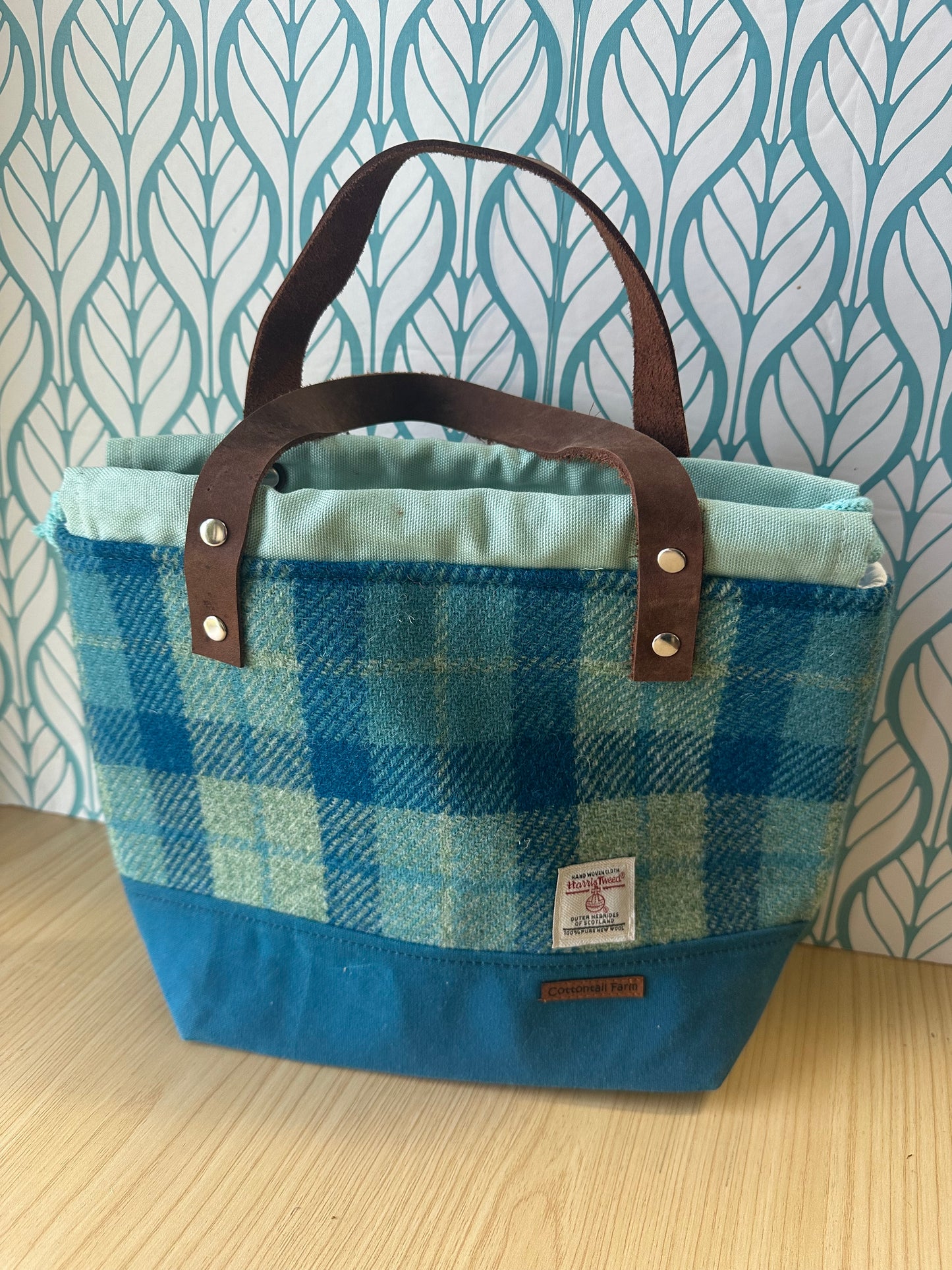 Harris Tweed Double Handle Tote