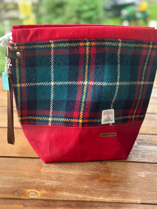 Harris Tweed Medium Drawstring
