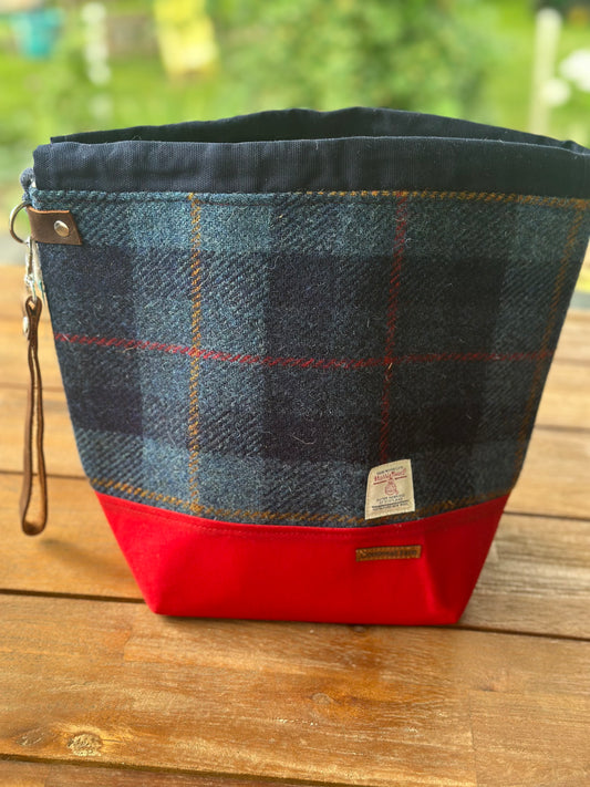 Harris Tweed Medium Drawstring