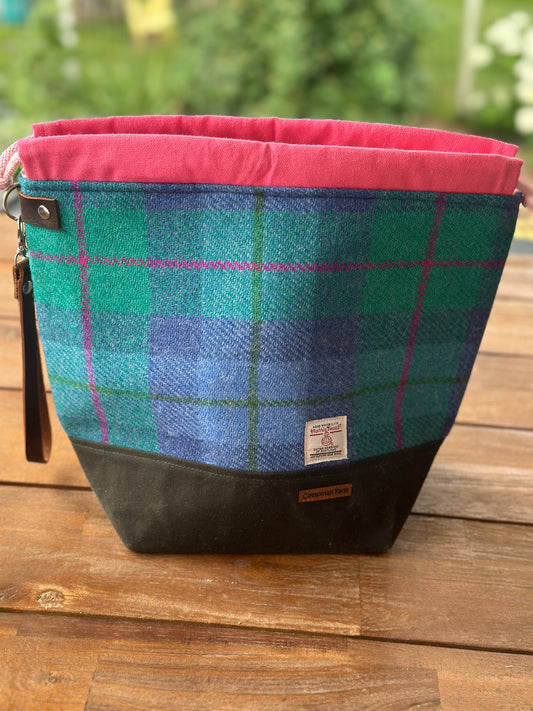 Harris Tweed Medium Drawstring