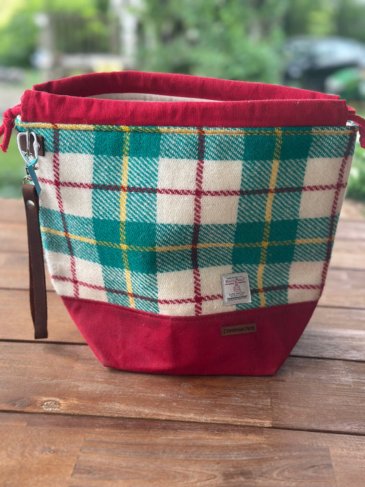 Harris Tweed Medium Drawstring