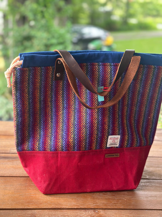 Harris Tweed Large Drawstring