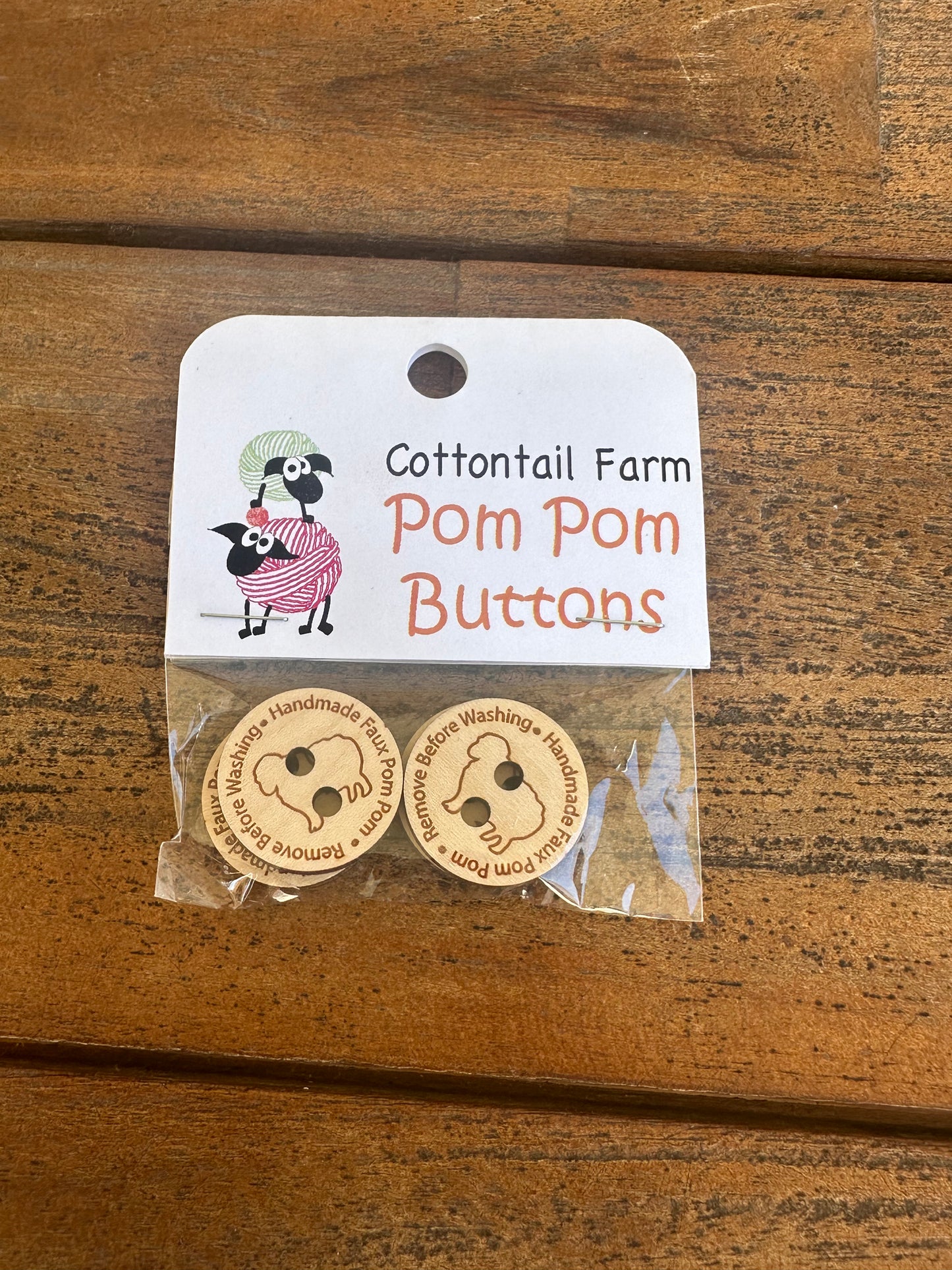 Hat Pom Pom Buttons