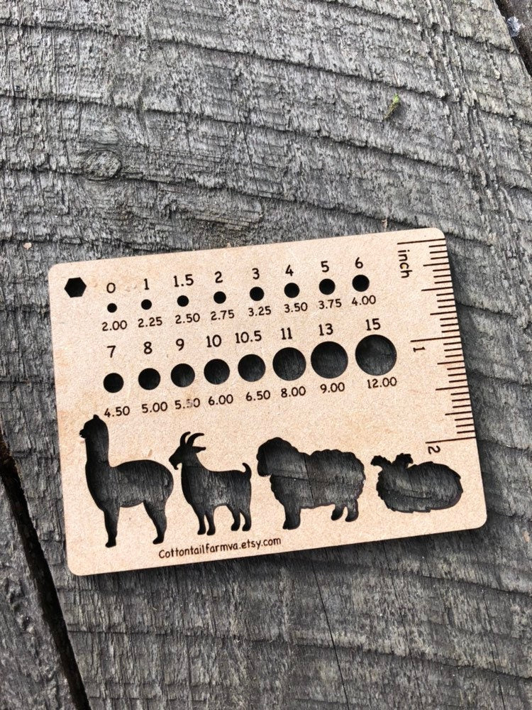 Knitting Needle Gauge