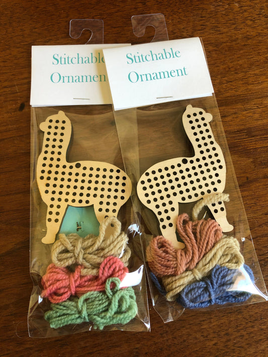 Alpaca Stitchable Ornament