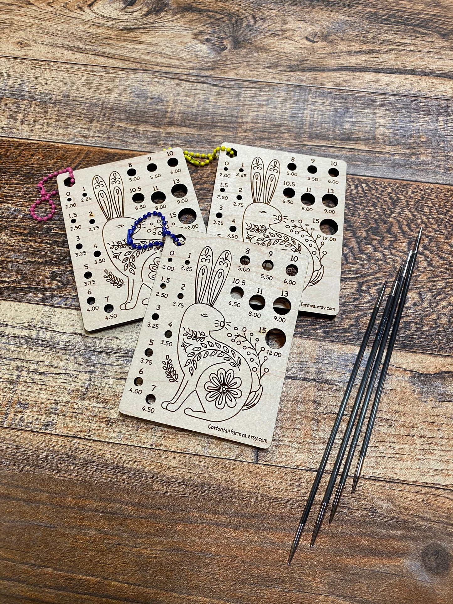 Rabbit Knitting Needle Gauge