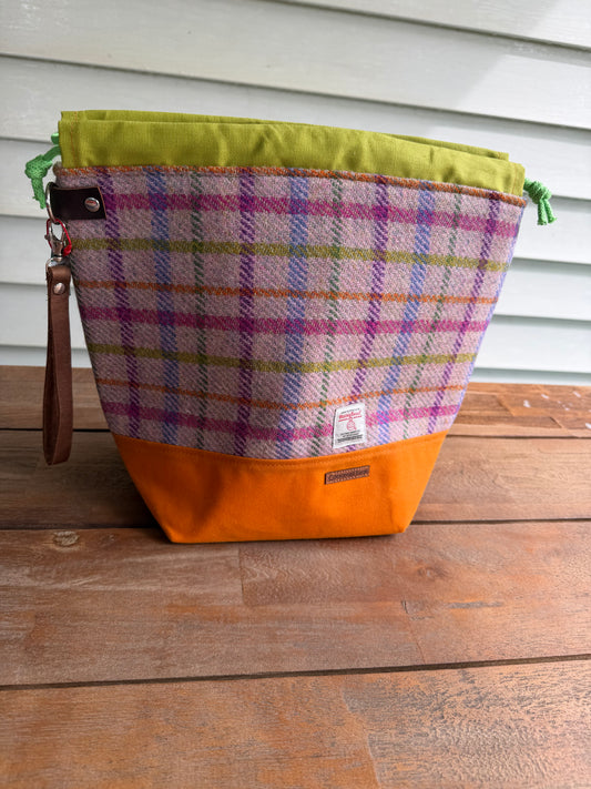 Harris Tweed Medium Drawstring