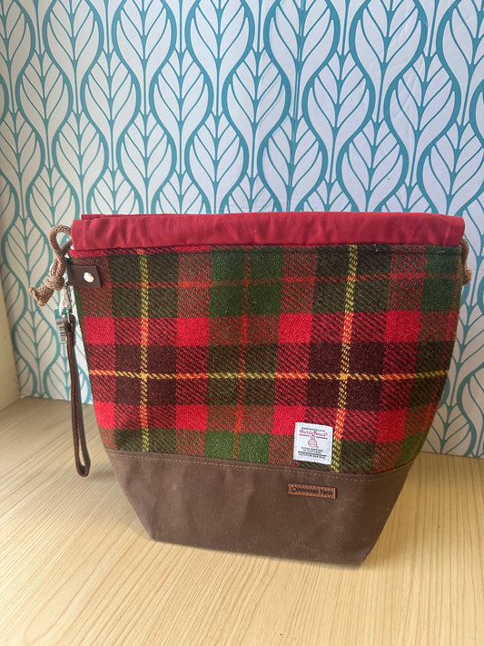 Harris Tweed Medium Drawstring