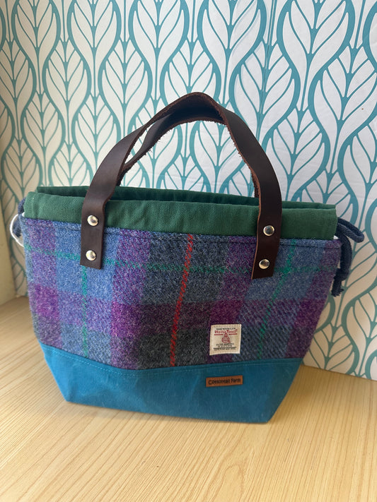 Harris Tweed Double Handle Tote