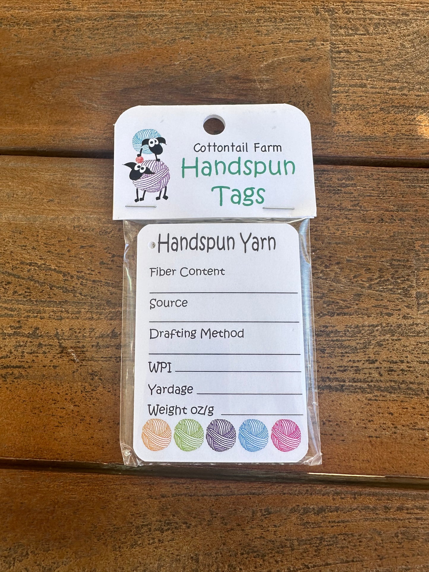 Handspun Tags