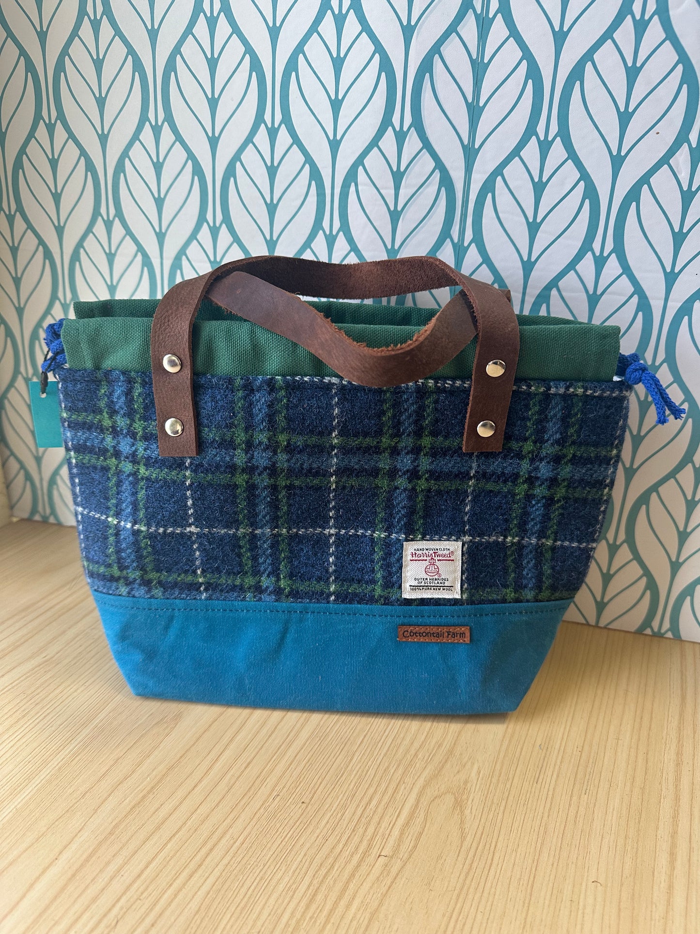 Harris Tweed Double Handle Tote