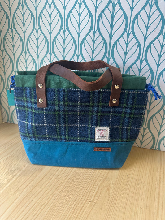 Harris Tweed Double Handle Tote