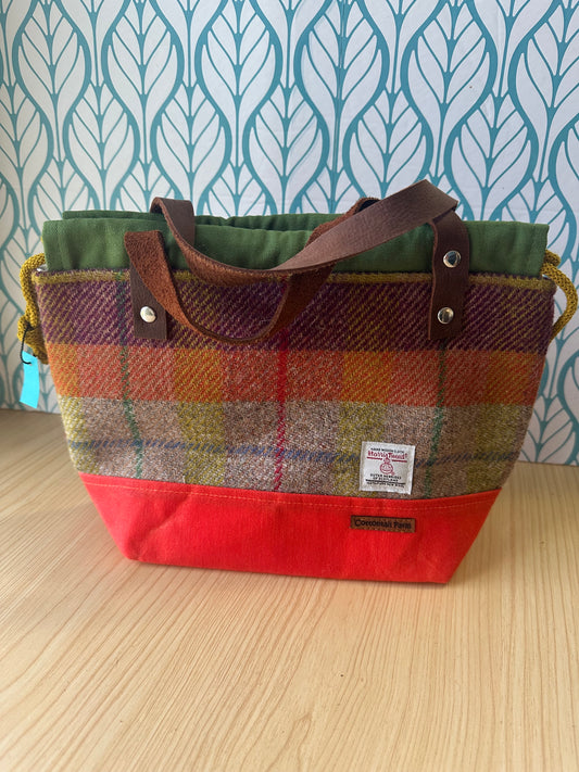 Harris Tweed Double Handle Tote