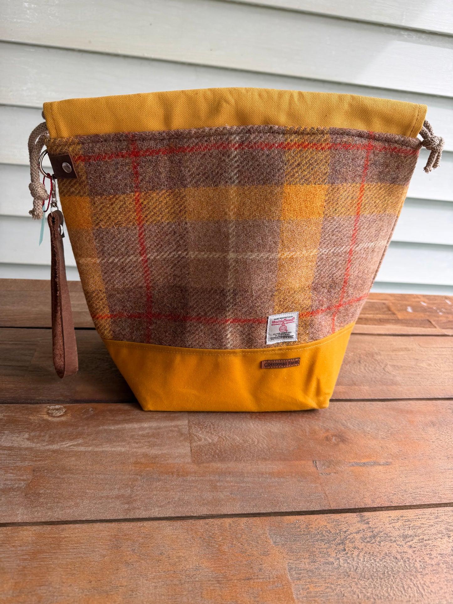 Harris Tweed Medium Drawstring