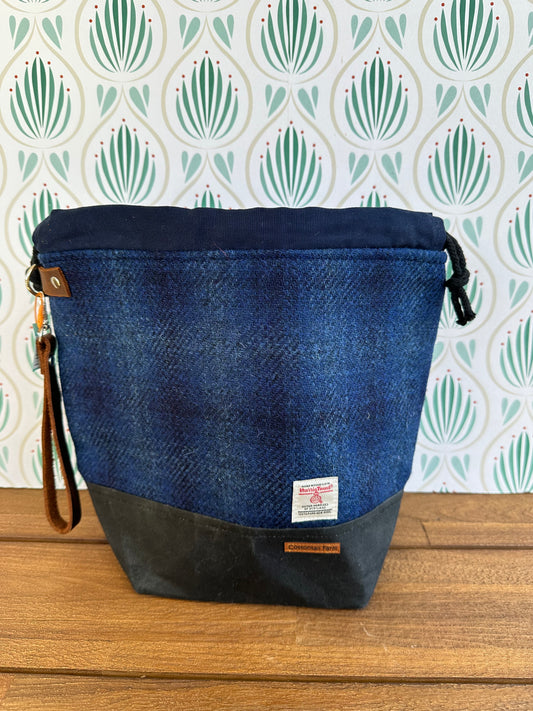 Harris Tweed Medium Drawstring