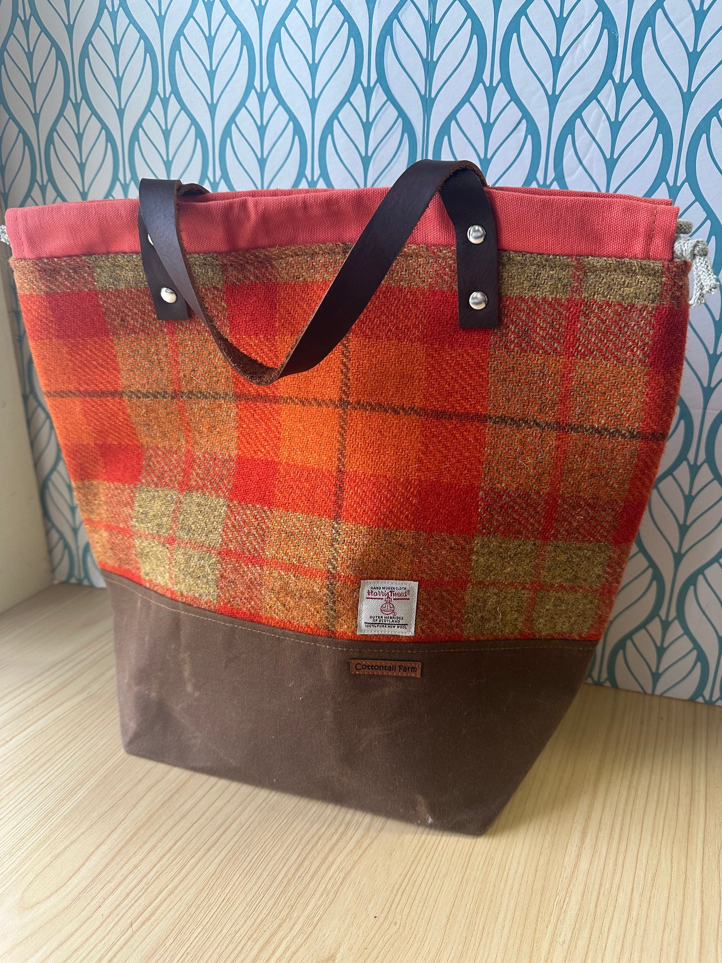 Harris Tweed Large Drawstring