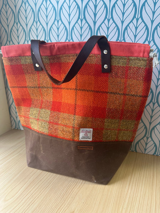 Harris Tweed Large Drawstring