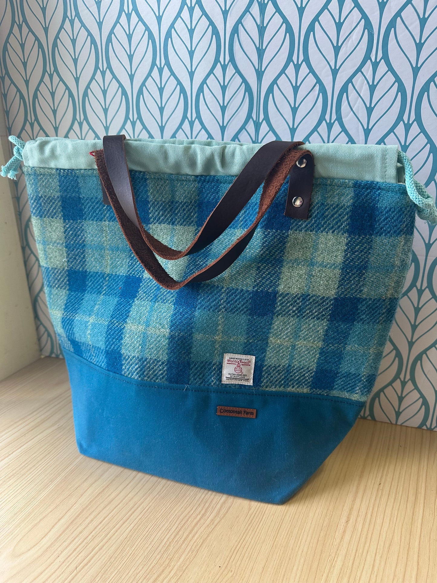 Harris Tweed Large Drawstring