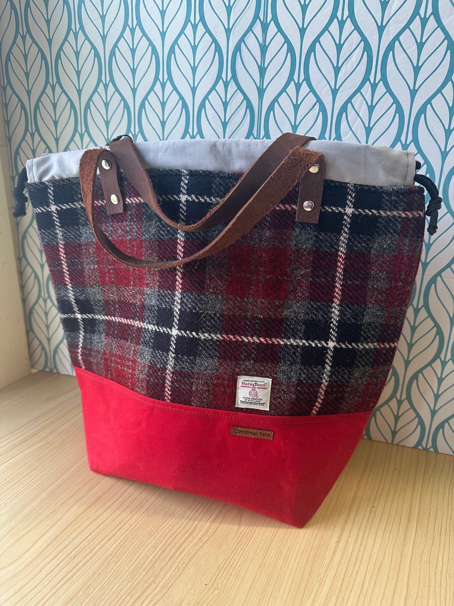 Harris Tweed Large Drawstring