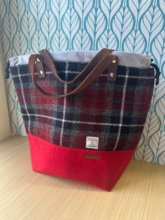 Harris Tweed Large Drawstring