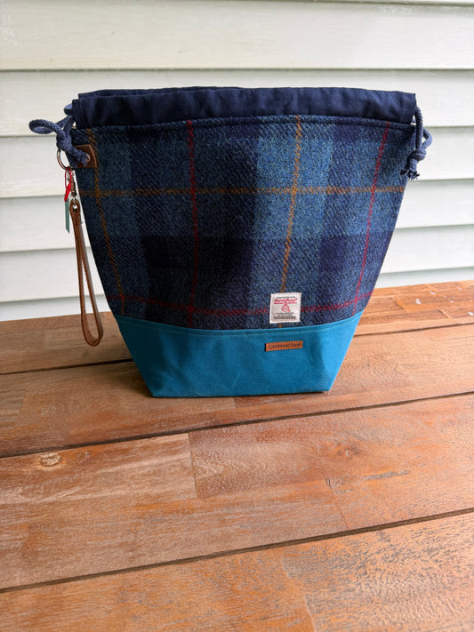 Harris Tweed Medium Drawstring