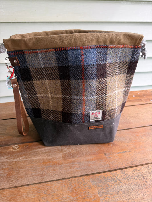 Harris Tweed Medium Drawstring
