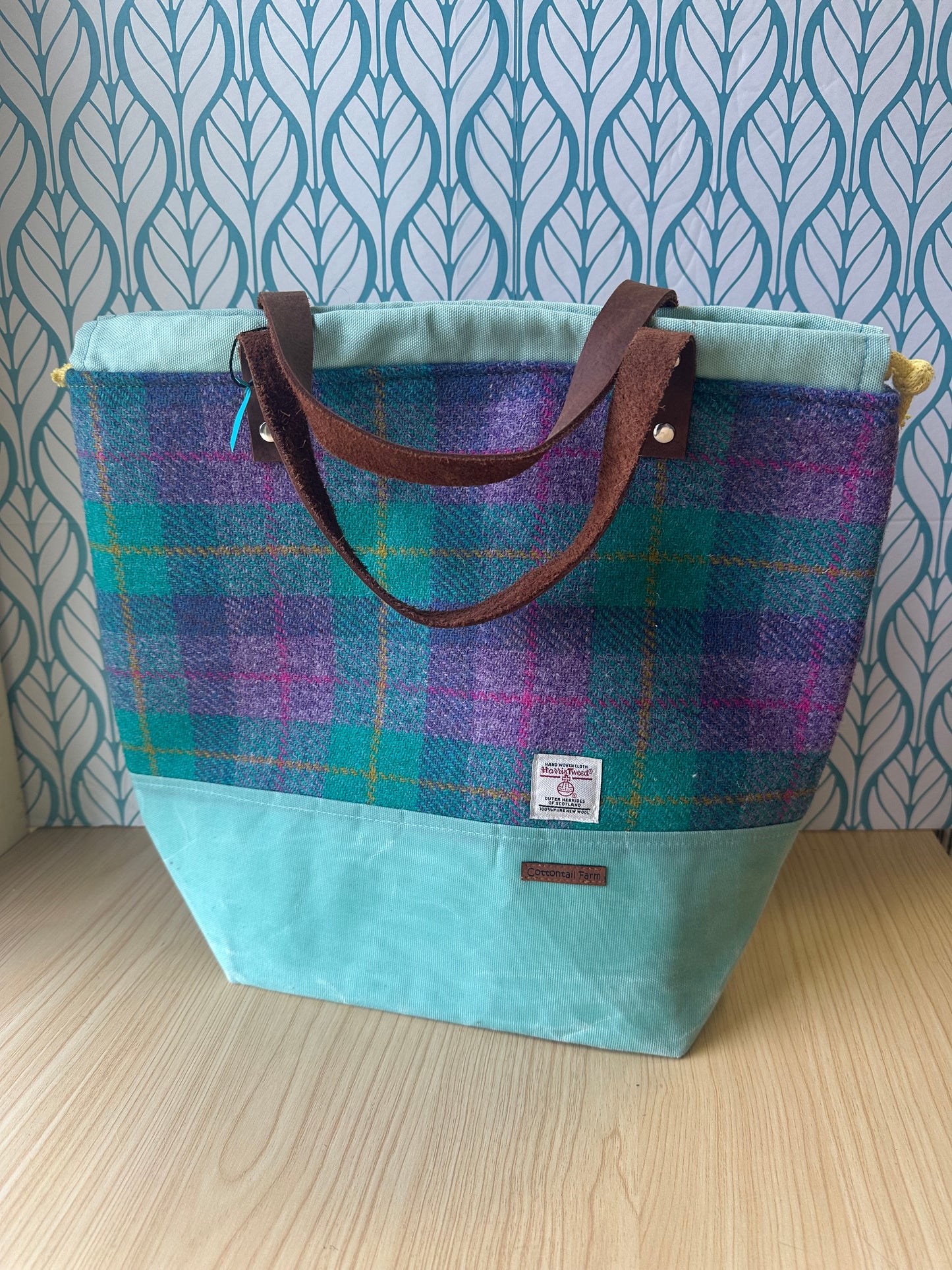 Harris Tweed Large Drawstring