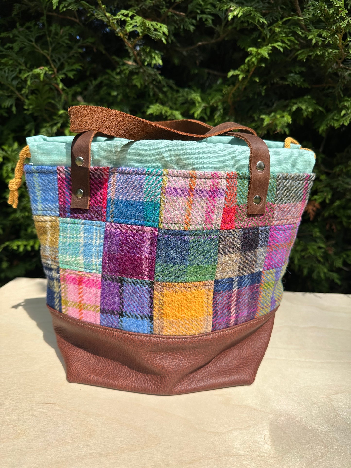 Patchwork Harris Tweed